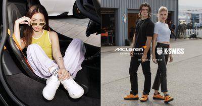 周晓涵时尚气场挡不住　帅穿K-SWISS x McLaren联名超跑系美鞋！