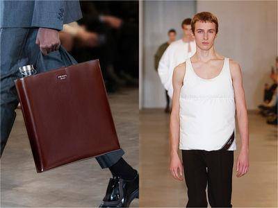 枕头背心、水壶托特包超萌！PRADA 秋冬男装“4亮点”极简制服美学进化