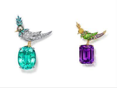 中国台湾珠宝藏家实力品味惊人　逾1.5亿Tiffany石上鸟胸针纳为珍藏