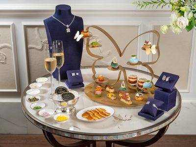 绝美De Beers珠宝下午茶文华东方登场　花园飨宴吃得到鱼子酱