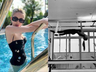 昆凌身形走样陷沮丧　靠皮拉提斯救回腹肌