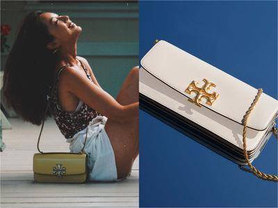 包・开箱／Tory Burch早秋Eleanor秦岚、隋棠先收！金属Logo搭最疗愈配色