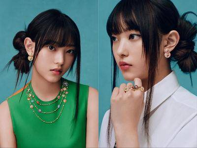 Haerin戴Dior珠宝青春无敌　发型撞同团成员Hanni