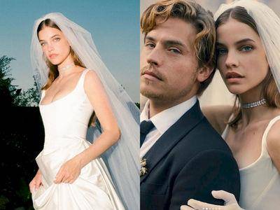 “小查”与超模女友结婚了！Vivienne Westwood极简白纱衬逆天身材