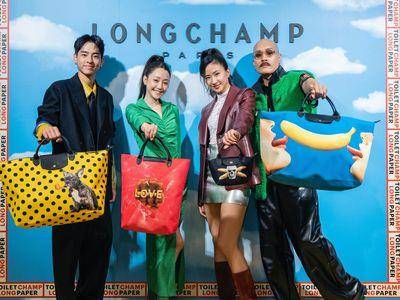 黄宣“胡子style”力挺Toiletpaper联名！刘敬曝“第一次”献给LONGCHAMP