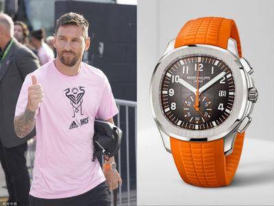 梅西狂爱“表王”又秀百万计时表　“詹皇”戴劳力士金表挺他