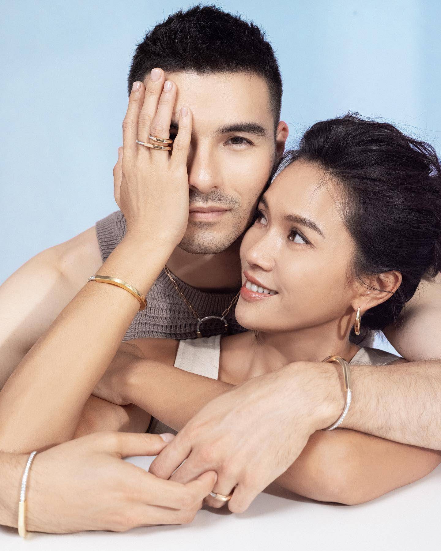 凤小岳高颜值娇妻藏太久　夫妻俩戴Tiffany甜蜜放闪 名人名流 图2张