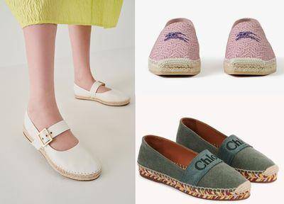 降温必备！六款草编鞋推荐　森林绿、杏桃色是今夏大势