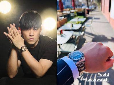 周杰伦热门鲑鱼表上手好潮　正装绝配复古潜水表