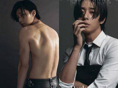 朴叙俊涂指甲油、大露紧实背肌性感破表！穿紧身马甲帅气阴柔一体