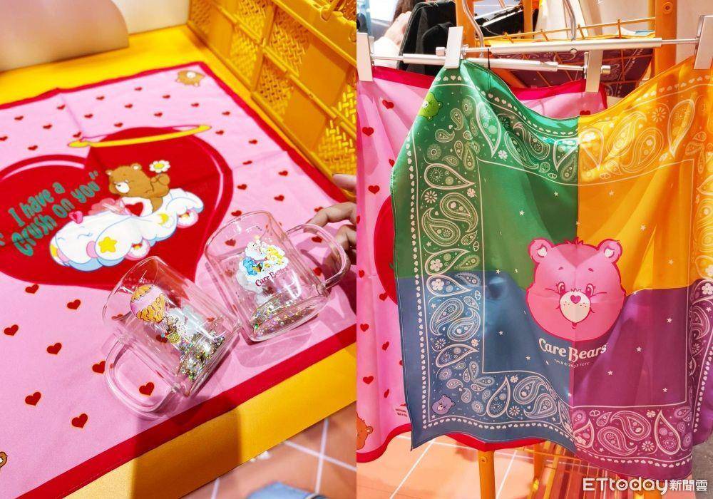 Care Bears快闪店首登台！超萌“彩虹熊墙”被拍爆、Y2K丹宁短上衣必抢 时尚穿搭 图7张