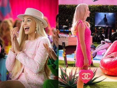 《芭比》衣橱里都是梦幻香奈儿！标志性粉色套装、爱心造型包款爆红