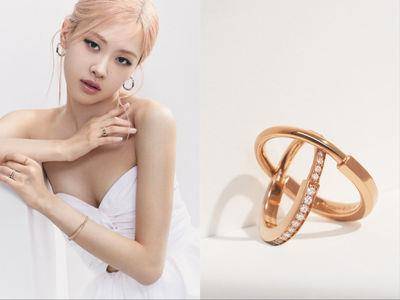 ROSÉ露事业线示范高级性感　搭Tiffany珠宝被赞“优雅白玫瑰”