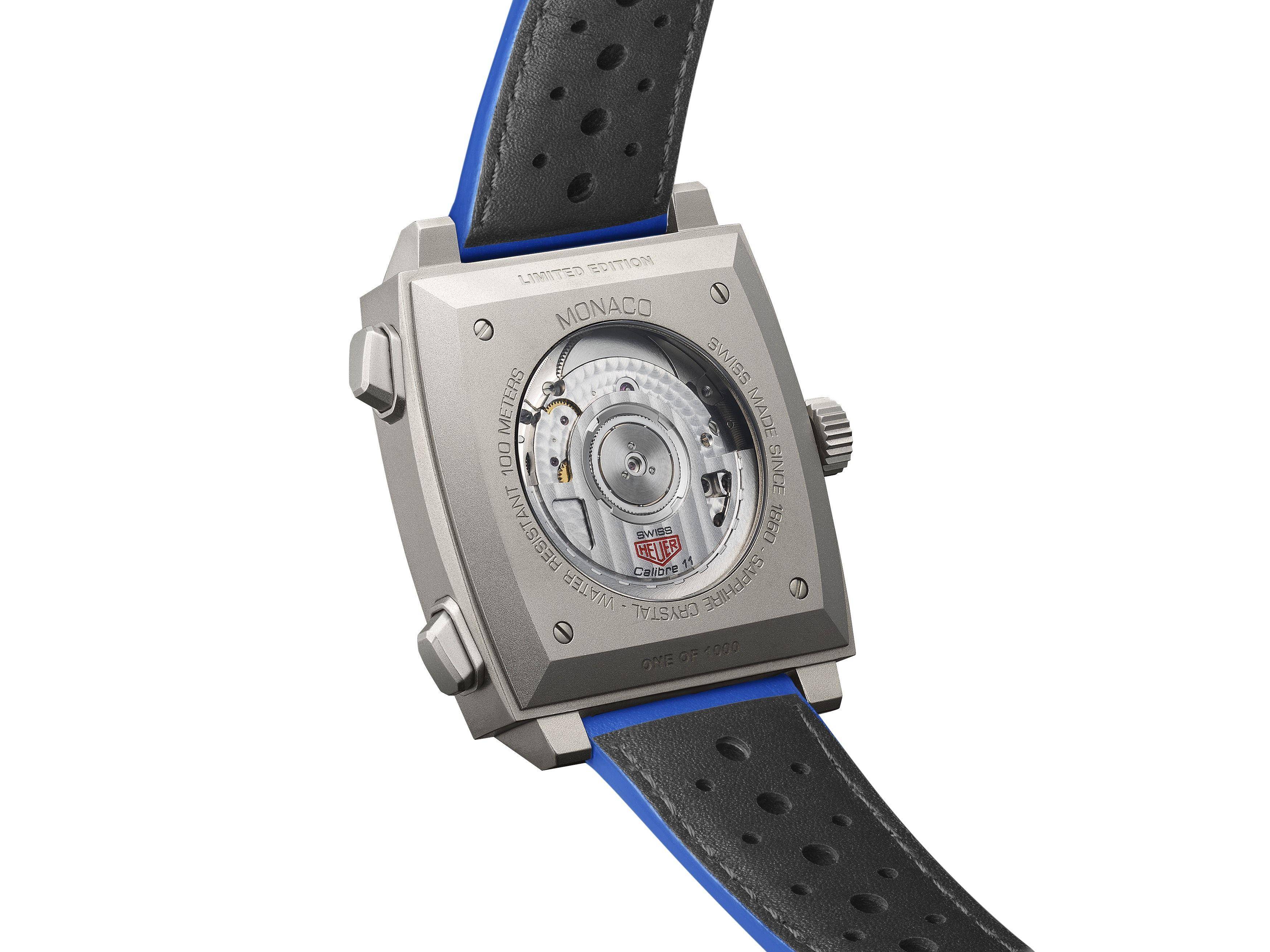 法国赛车蓝配莱姆黄指针好亮　TAG Heuer限量更诱人 奢侈品牌 图2张