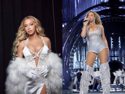 碧昂丝演唱会根本时尚大秀！Ralph Lauren中空战袍、Miu Miu水钻背心性感破表