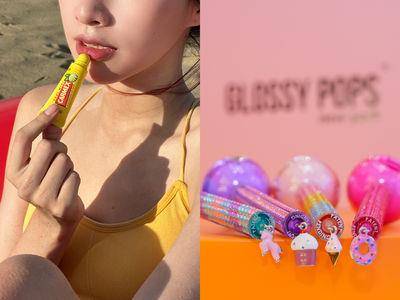 小蜜媞推出第一款防水防晒护唇膏、GLOSSY POPS甜点外型超诱人