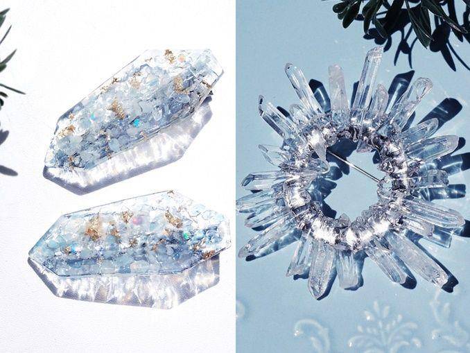 日本女孩都戴透明系饰品！花椰菜冰块超可爱、绣球花瓣复古又高级 最新资讯 图1张