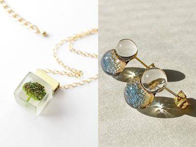 日本女孩都戴透明系饰品！花椰菜冰块超可爱、绣球花瓣复古又高级