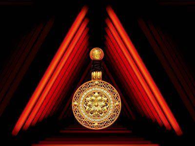 大唐文化启发金饰创作 繁荣昌寓意让人更想收