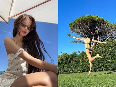 Lisa比基尼辣翻放送蜜桃臀　自己设计的表伴游好乐