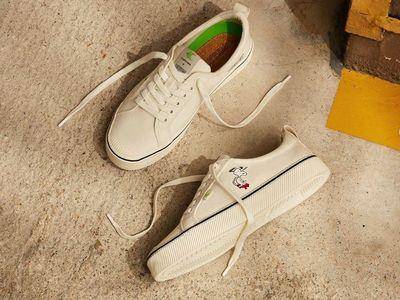 史努比狂粉接招！最新联名樱花粉帆布鞋、限定滑板造型可爱开卖