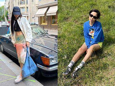 韩妞夏天都在穿“渔夫编织凉鞋”　不露趾新选择配洋装、牛仔裤很好看