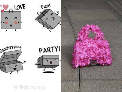 七夕精品贴图免费下载！BALENCIAGA购物袋说LOVE、加码梦幻包款推荐