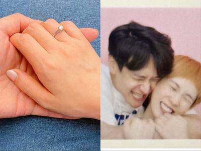 刘冠廷卡地亚钻戒套牢孙可芳　经典款1克拉约55万起