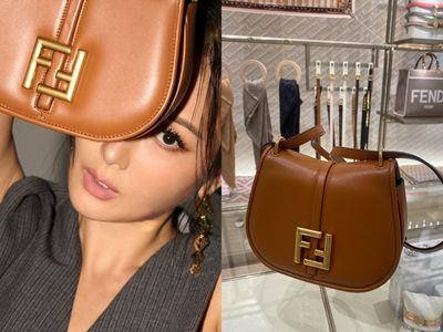 包・开箱／孙芸芸入手FENDI全新马鞍包C’mon！百搭廓形、迷你尺寸能当腰包
