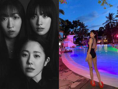 《假面女郎》林珍娜来台不耍狠改当时尚咖　九头身美女辣腿逼人