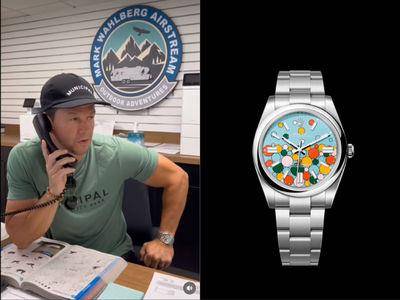 劳力士21万彩色泡泡表可爱爆击　马克华柏格被迷倒