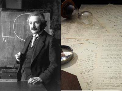 爱因斯坦手稿拍卖会现踪　14页估价3125万起