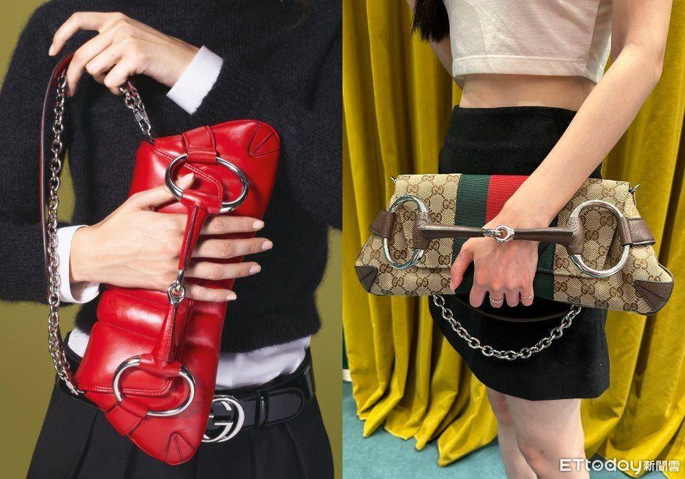 下个必抢it包！Gucci“巨大版马衔链包”太吸睛　Kendall、Dua Lipa都抢背 时尚穿搭 图6张