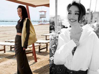 舒淇威尼斯美出新高度！中空洋装晒马甲线、白衬衫搭牛仔裤超时髦