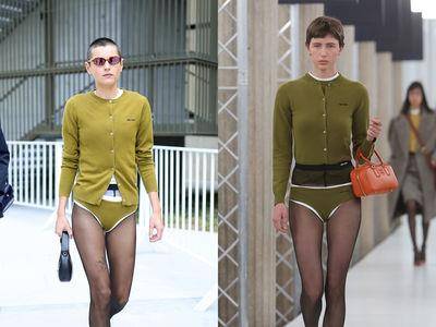 Emma Corrin威尼斯影展“只穿内裤”！理平头登场时尚感完胜秀上模特儿