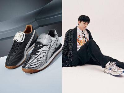蕾哈娜FENTY x PUMA回归首发话题“镜面鞋”！KENZO虎纹运动鞋Vernon先上脚