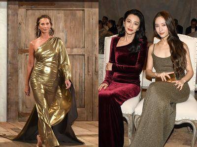 纽约时装周／Krystal惊喜同框李冰冰！传奇超模压轴Ralph Lauren老钱风新生