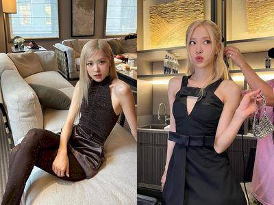 Rosé长腿在纽约抢尽锋头！连体衣超性感、Jil Sander小黑裙轻松混搭精品