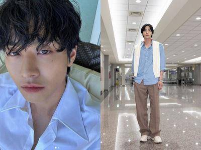 男神安孝燮再度访台为Gucci　蓝衬衫搭配格纹裤帅度破表