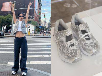 Jennie同款时髦系“银色球鞋”必收！　情侣鞋首选这双