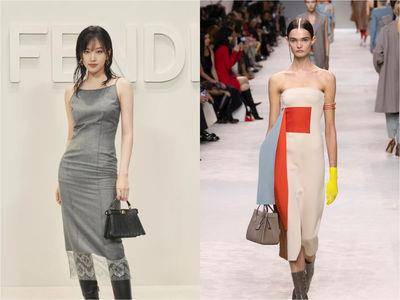 米兰时装周／人间FENDI安俞真现身！以罗马为灵感色块洋装、折叠包超烧曝光