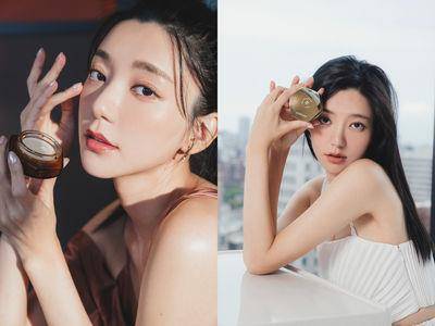 郭雪芙肌肤吹弹可破！秘密是娇兰全新蜂蜜修护黑白霜、皇家蜂王乳平衡油3G