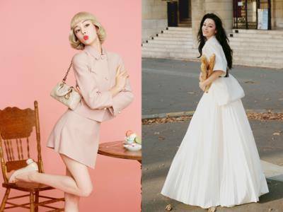 怎么拍都美！迪丽热巴当芭比换金短发、街头拿面包当道具也好时尚