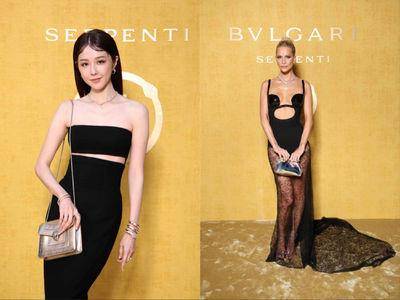 英国名媛中门大开性感踩场　邵雨薇巴黎初登场优雅取胜