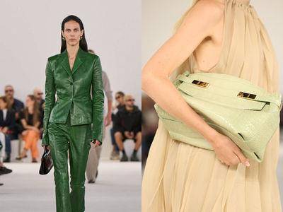 米兰时装周／FERRAGAMO绿超高级！“类皮衣”诞生　HUG包多色持续发烧