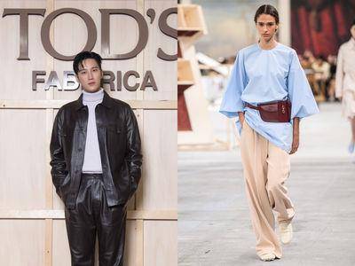 米兰时装周／Tod’s设计师最终作！Jisoo男友安普贤看秀、极简皮革豆豆鞋曝光