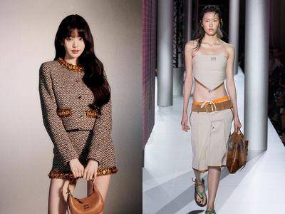 巴黎时装周／张员瑛、润娥神颜！MIU MIU续写低腰神话“手提包一团乱”超有感