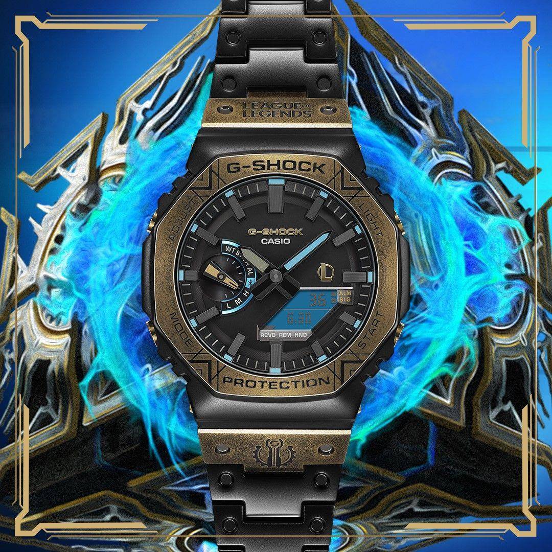 G-SHOCK向《英雄联盟》铁粉招手　魔法技能、恶鲨火箭炮跃上表 最新资讯 图1张