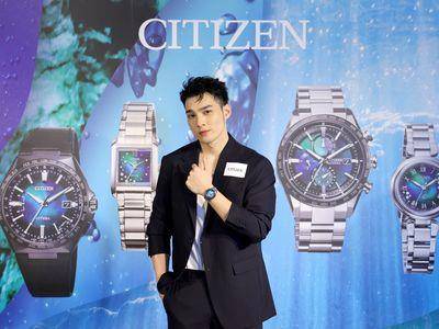 黄伟晋爱美遇镜子就照　戴CITIZEN表添帅度