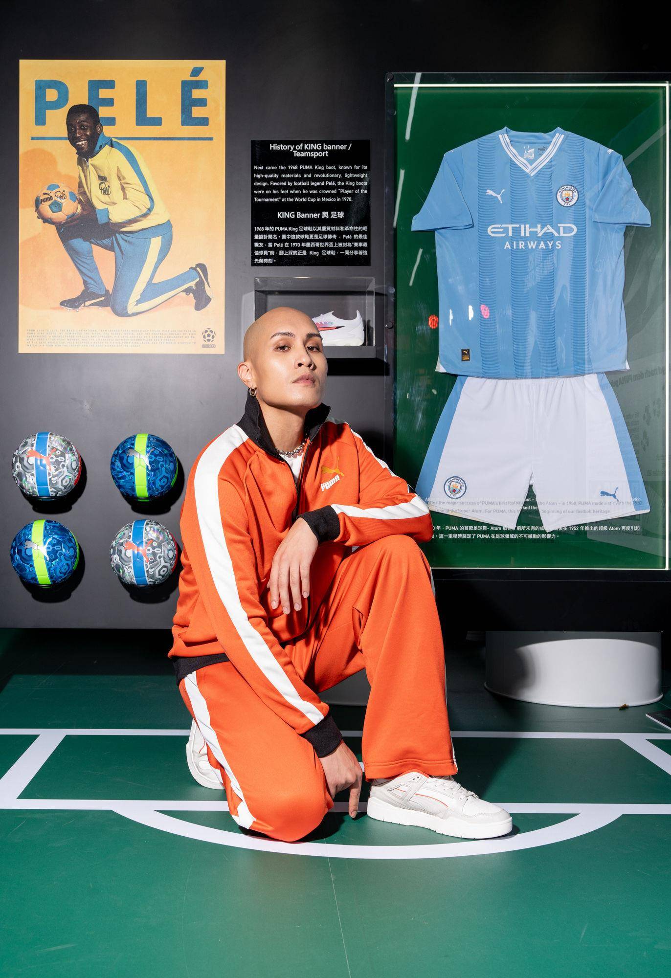 吴卓源、谢欣颖穿PUMA“妹子鞋”组团推坑黄宣　瘦子抢逛75周年特展 名人名流 图5张